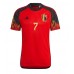 België Kevin De Bruyne #7 Voetbalkleding Thuisshirt WK 2022 Korte Mouwen